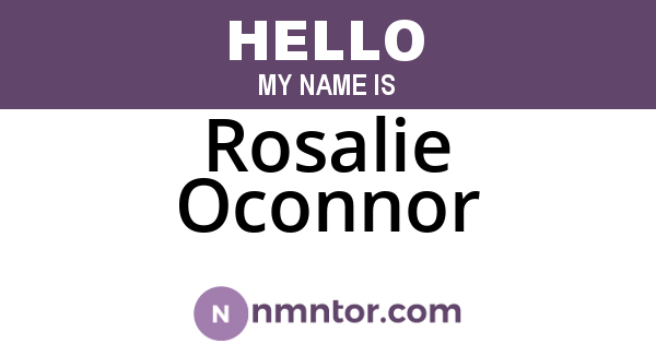 Rosalie Oconnor