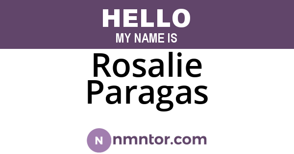 Rosalie Paragas