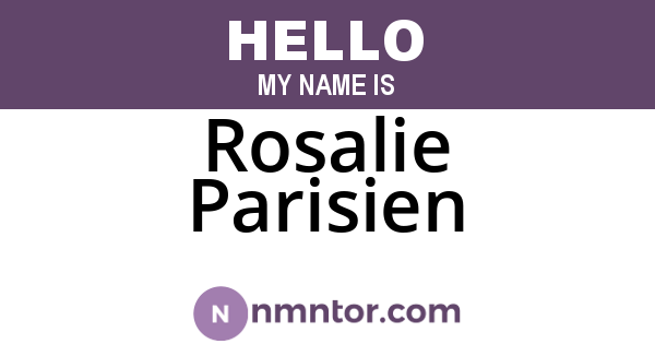 Rosalie Parisien