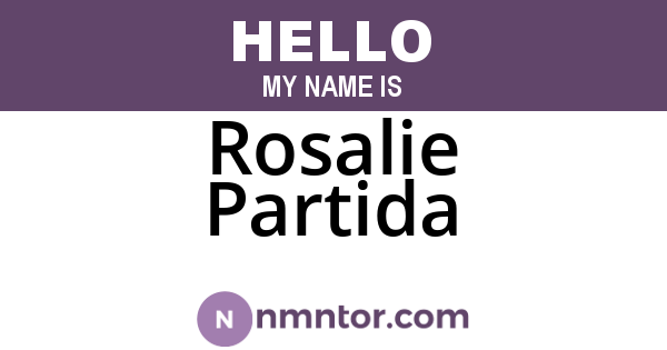 Rosalie Partida