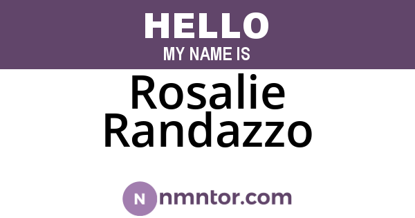 Rosalie Randazzo