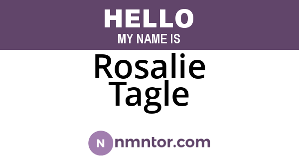 Rosalie Tagle