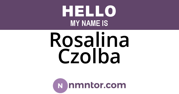 Rosalina Czolba