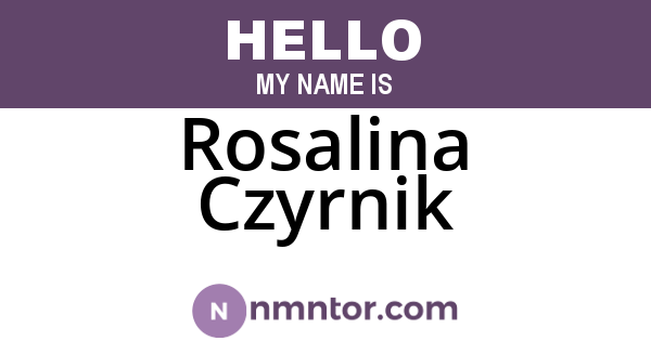 Rosalina Czyrnik