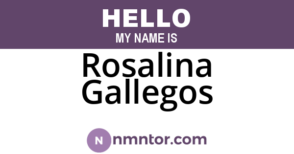 Rosalina Gallegos