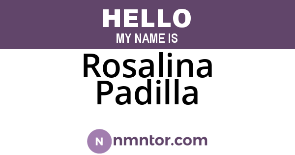 Rosalina Padilla