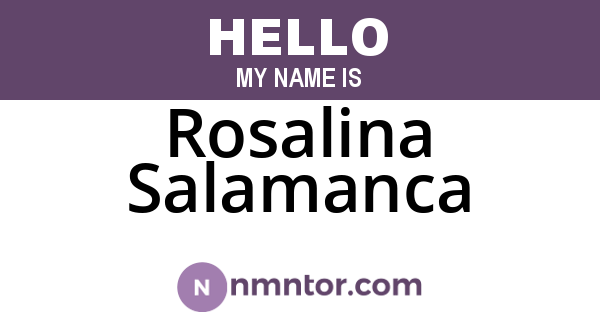 Rosalina Salamanca