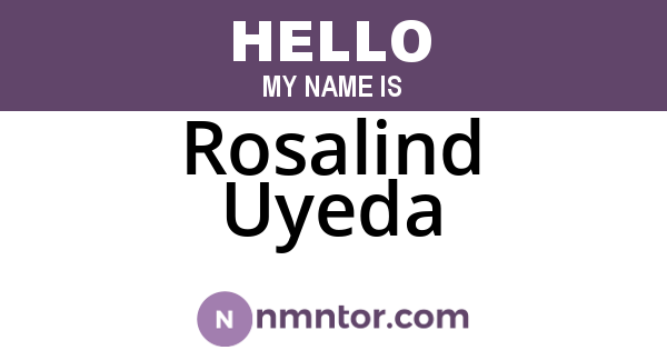Rosalind Uyeda