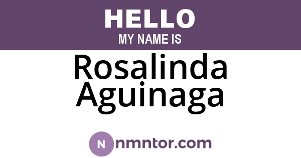 Rosalinda Aguinaga