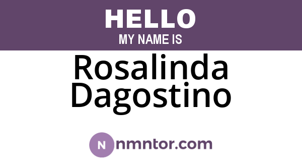 Rosalinda Dagostino