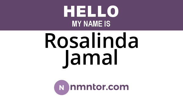 Rosalinda Jamal