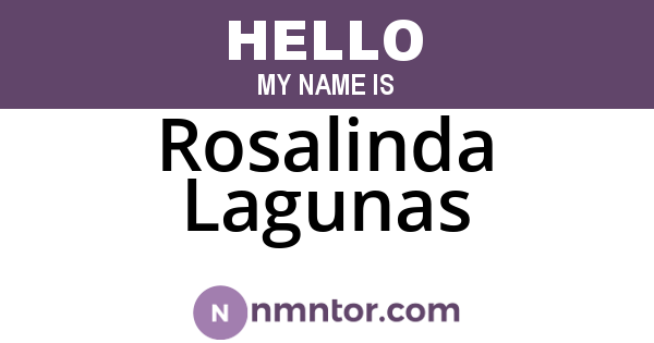 Rosalinda Lagunas