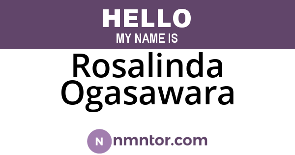 Rosalinda Ogasawara