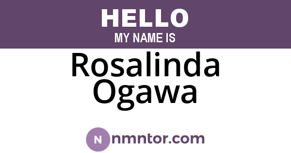 Rosalinda Ogawa