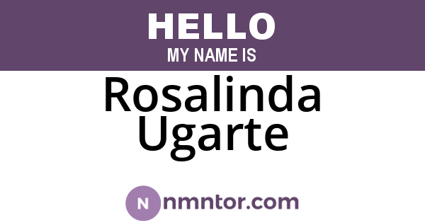 Rosalinda Ugarte
