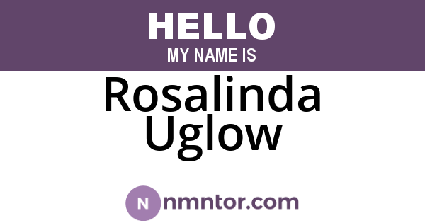 Rosalinda Uglow