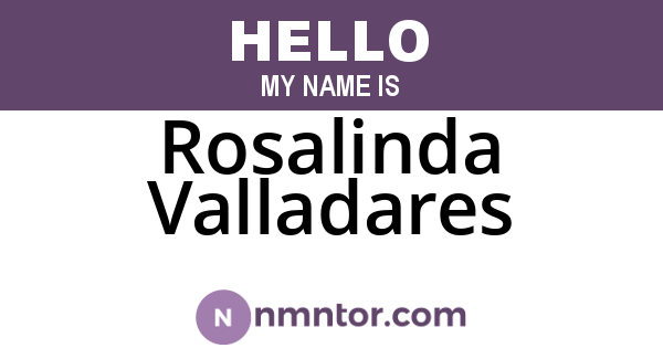 Rosalinda Valladares