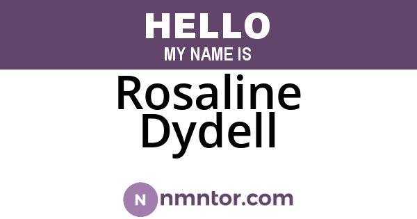Rosaline Dydell