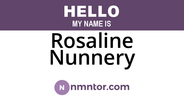 Rosaline Nunnery
