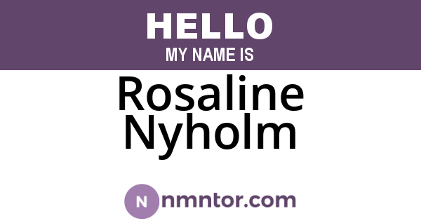 Rosaline Nyholm