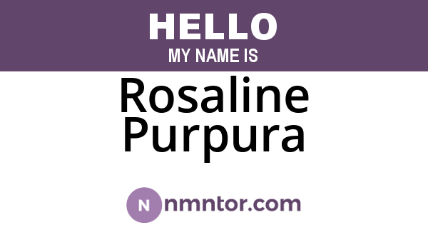Rosaline Purpura