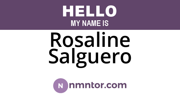 Rosaline Salguero