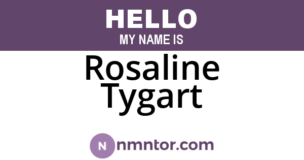 Rosaline Tygart