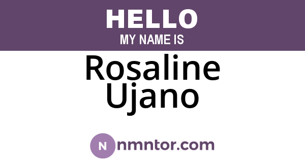 Rosaline Ujano