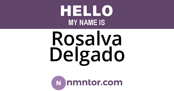 Rosalva Delgado