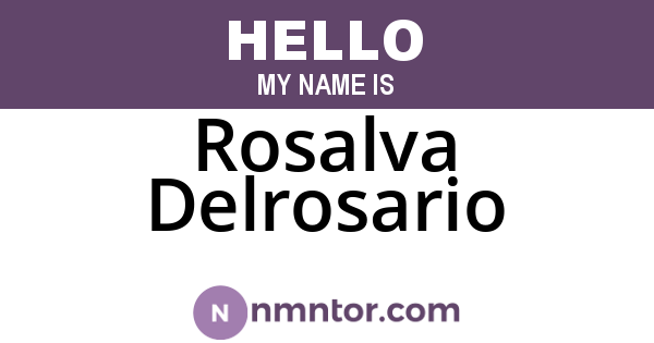 Rosalva Delrosario