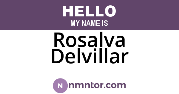 Rosalva Delvillar