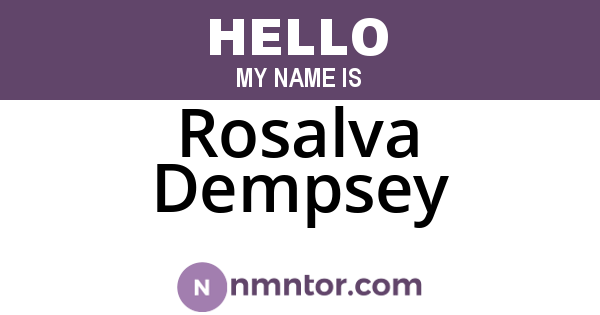 Rosalva Dempsey