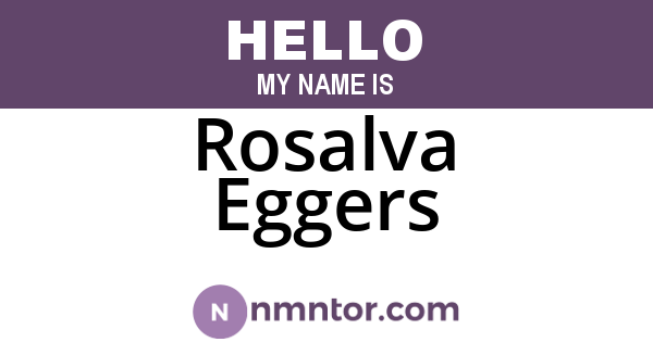 Rosalva Eggers