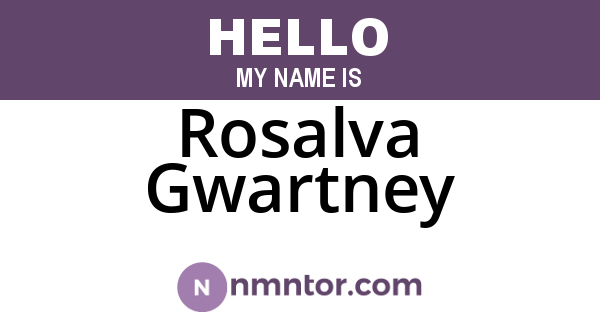 Rosalva Gwartney