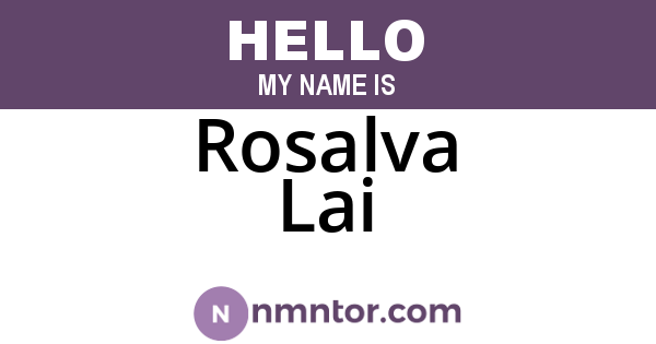 Rosalva Lai