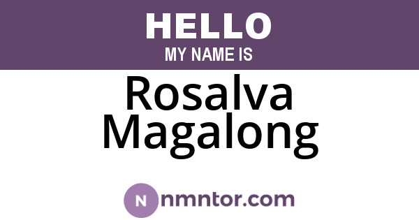 Rosalva Magalong