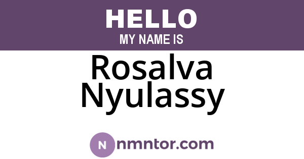 Rosalva Nyulassy