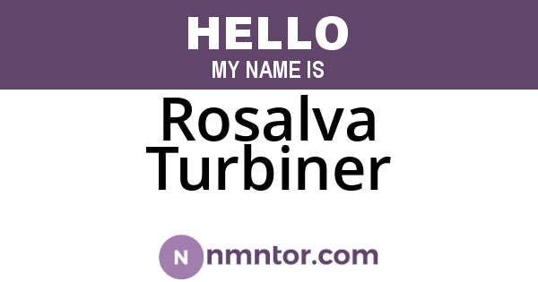 Rosalva Turbiner