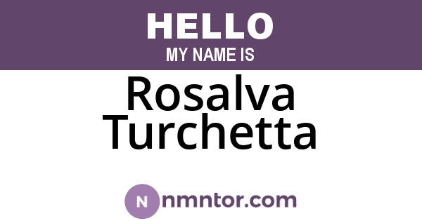 Rosalva Turchetta