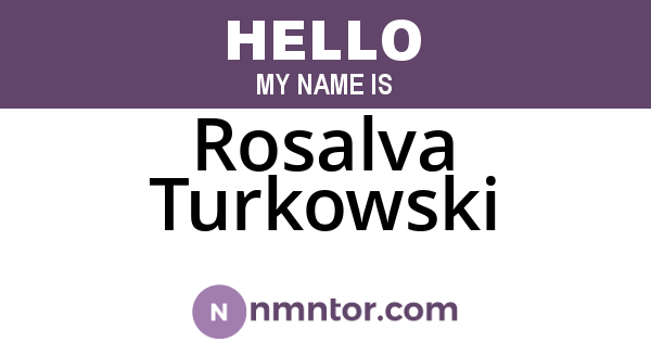 Rosalva Turkowski