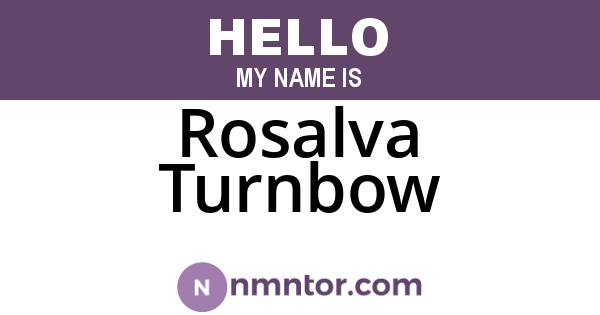 Rosalva Turnbow