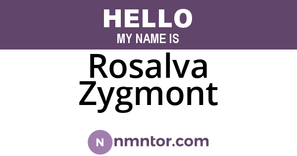 Rosalva Zygmont