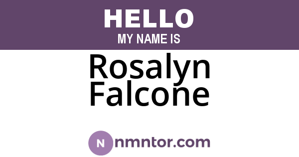 Rosalyn Falcone