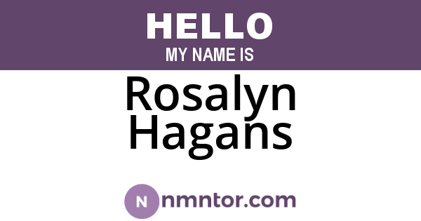 Rosalyn Hagans