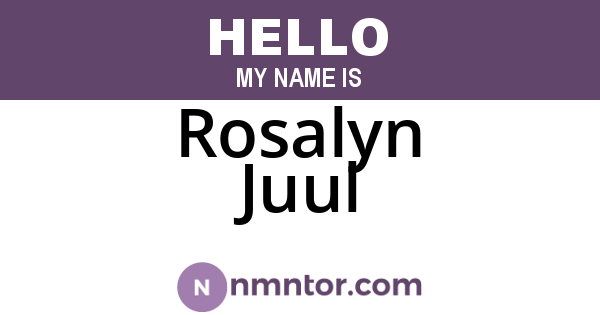 Rosalyn Juul