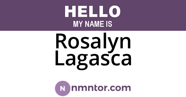 Rosalyn Lagasca