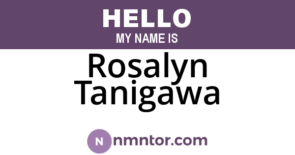 Rosalyn Tanigawa