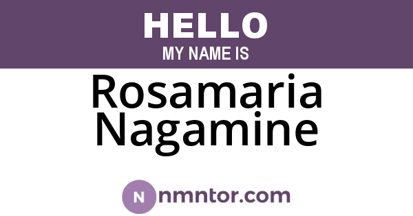 Rosamaria Nagamine