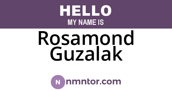 Rosamond Guzalak