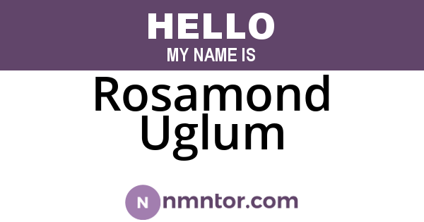Rosamond Uglum
